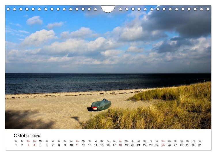 Produktbild: Ostseek&uuml;ste 2026 (Wandkalender 2026 DIN A4 quer), CALVENDO Monatskalender