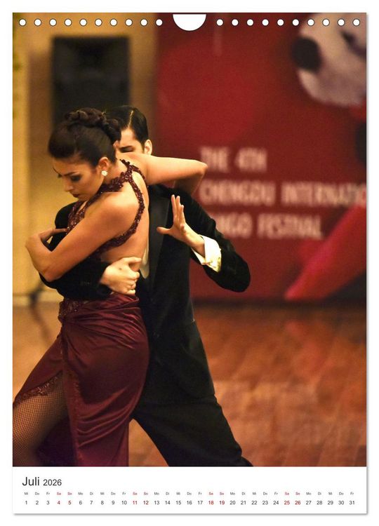Produktbild: Leidenschaftlicher Tango (Wandkalender 2026 DIN A4 hoch), CALVENDO Monatskalender