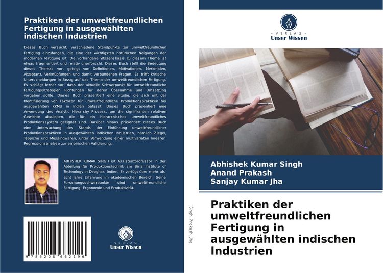 Produktbild: Praktiken der umweltfreundlichen Fertigung in ausgew&auml;hlten indischen Industrien
