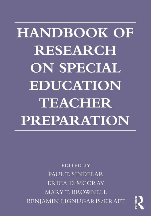 Produktbild: Handbook of Research on Special Education Teacher Preparation