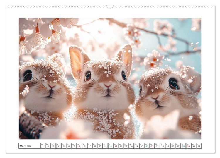 Produktbild: Augen wie Kn&ouml;pfe (Wandkalender 2026 DIN A2 quer), CALVENDO Monatskalender