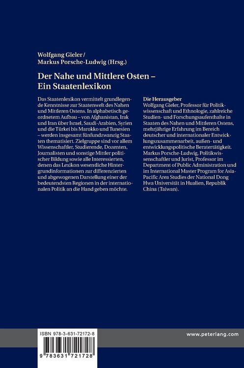 Produktbild: Der Nahe und Mittlere Osten &ndash; Ein Staatenlexikon
