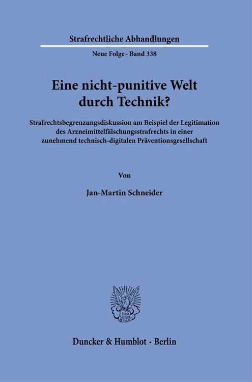 Produktbild: Eine nicht-punitive Welt durch Technik?