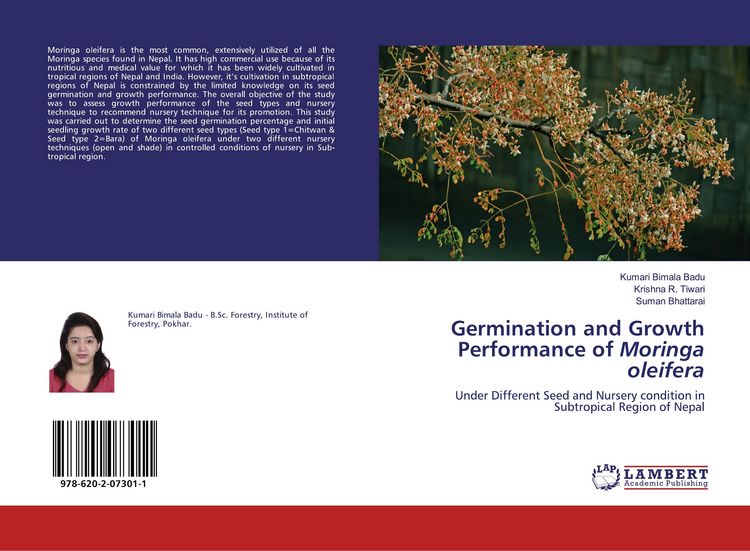 Produktbild: Germination and Growth Performance of Moringa oleifera