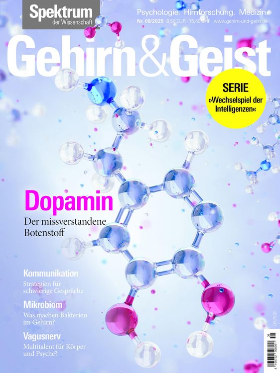 Produktbild: Gehirn&Geist 8/2025 Dopamin