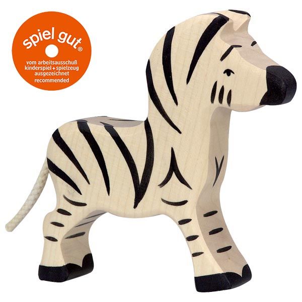 Produktbild: Holztiger Zebra, klein, Holz