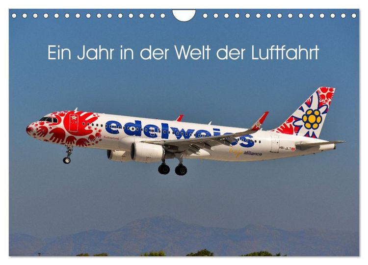 Produktbild: Ein Jahr in der Welt der Luftfahrt (Wandkalender 2026 DIN A4 quer), CALVENDO Monatskalender