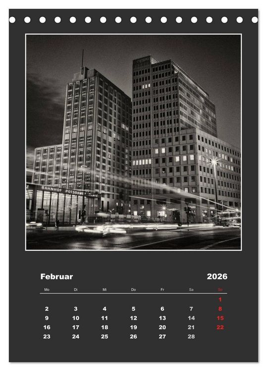 Produktbild: Berlin - Portrait einer Stadt (Tischkalender 2026 DIN A5 hoch), CALVENDO Monatskalender