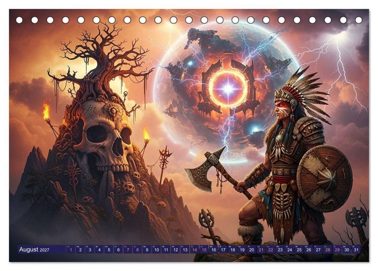 Produktbild: Nyorana &ndash; Die verborgene Insel (Tischkalender 2027 DIN A5 quer), CALVENDO Monatskalender