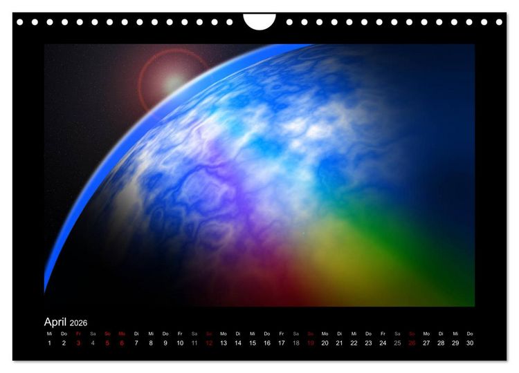 Produktbild: Magisches Universum (Wandkalender 2026 DIN A4 quer), CALVENDO Monatskalender