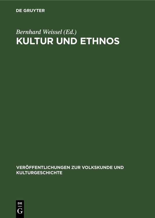 Produktbild: Kultur und Ethnos