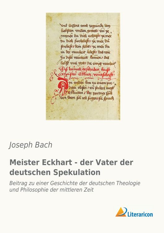 Produktbild: Meister Eckhart - der Vater der deutschen Spekulation