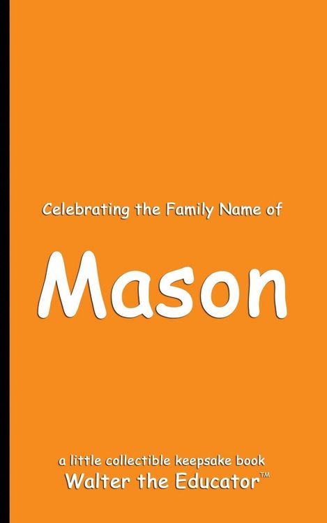 Produktbild: Celebrating the Family Name of Mason