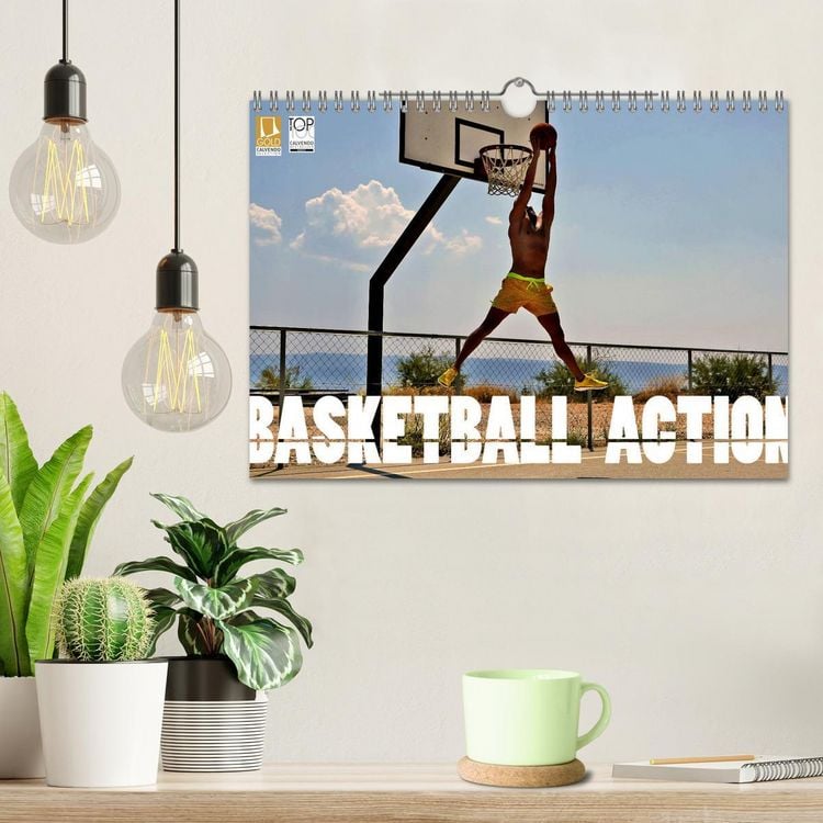 Produktbild: Basketball Action (Wandkalender 2026 DIN A4 quer), CALVENDO Monatskalender