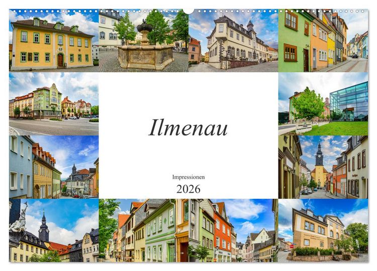 Produktbild: Ilmenau Impressionen (Wandkalender 2026 DIN A2 quer), CALVENDO Monatskalender