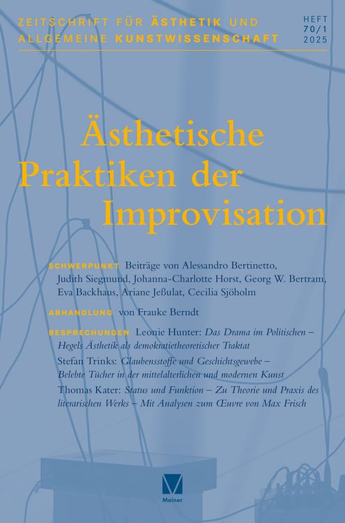 Produktbild: &Auml;sthetische Praktiken der Improvisation