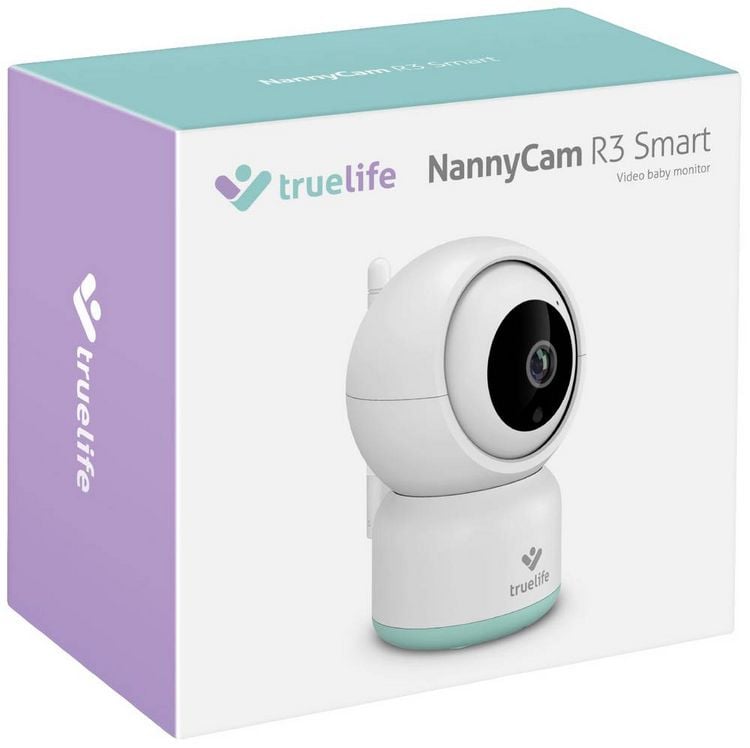 Produktbild: Truelife NannyCam R3 Smart Babyphone mit Kamera WLAN 2.4GHz