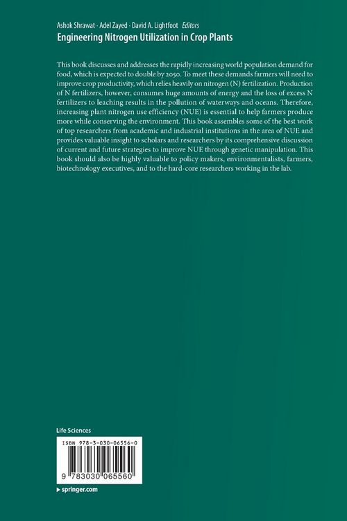 Produktbild: Engineering Nitrogen Utilization in Crop Plants