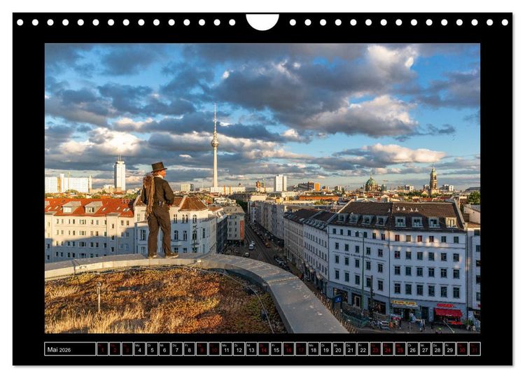 Produktbild: Schornsteinfeger &uuml;ber Berlin 2026 (Wandkalender 2026 DIN A4 quer), CALVENDO Monatskalender