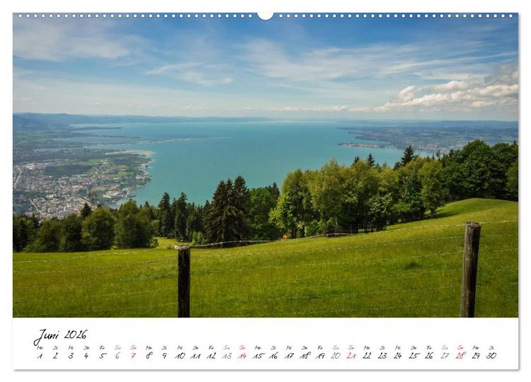 Produktbild: Unterwegs am Bodensee (Wandkalender 2026 DIN A2 quer), CALVENDO Monatskalender