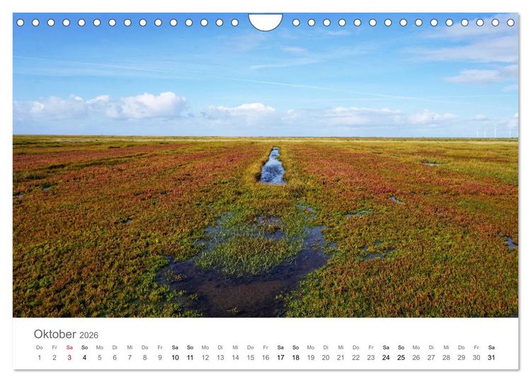 Produktbild: Nordfriesland (Wandkalender 2026 DIN A4 quer), CALVENDO Monatskalender