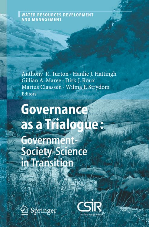 Produktbild: Governance as a Trialogue: Government-Society-Science in Transition