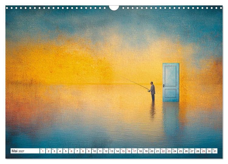 Produktbild: Fantastische F&auml;nge Die Kunst, das Unm&ouml;gliche zu angeln (Wandkalender 2027 DIN A3 quer), CALVENDO Monatskalender