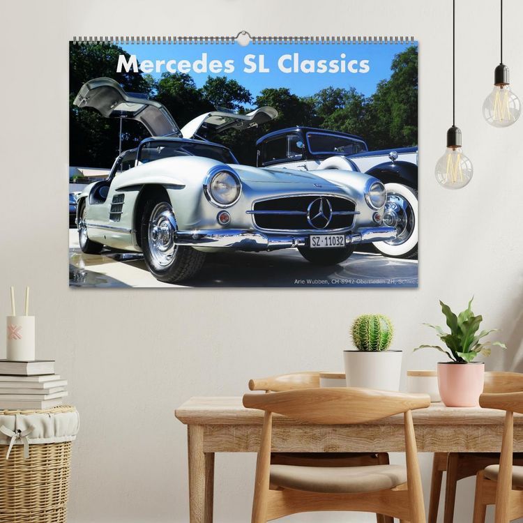 Produktbild: Mercedes SL Classics (Wandkalender 2026 DIN A2 quer), CALVENDO Monatskalender