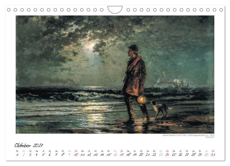 Produktbild: Im Mondschein. Malerische stille Nacht - Kunstkalender (Wandkalender 2027 DIN A4 quer), CALVENDO Monatskalender