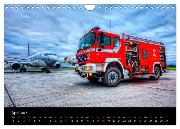 Produktbild: Feuerwehr Braunschweig (Wandkalender 2027 DIN A4 quer), CALVENDO Monatskalender