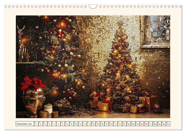 Produktbild: Mosaike (Wandkalender 2026 DIN A3 quer), CALVENDO Monatskalender