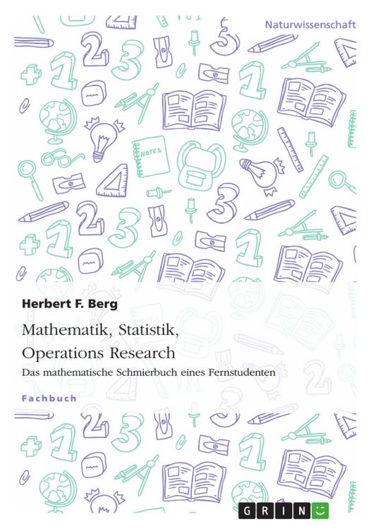 Produktbild: Mathematik, Statistik, Operations Research