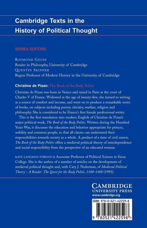 Produktbild: The Book of the Body Politic