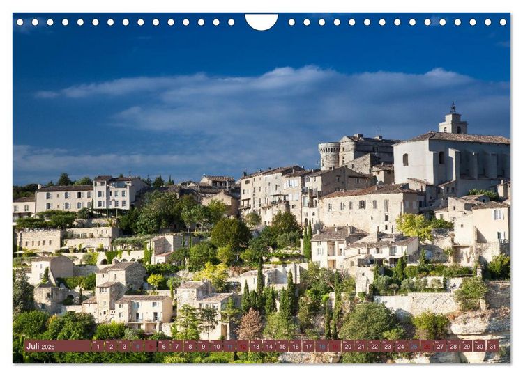 Produktbild: Frankreich. Ein Streifzug durch die D&ouml;rfer der franz&ouml;sischen Provence (Wandkalender 2026 DIN A4 quer), CALVENDO Monatskalender