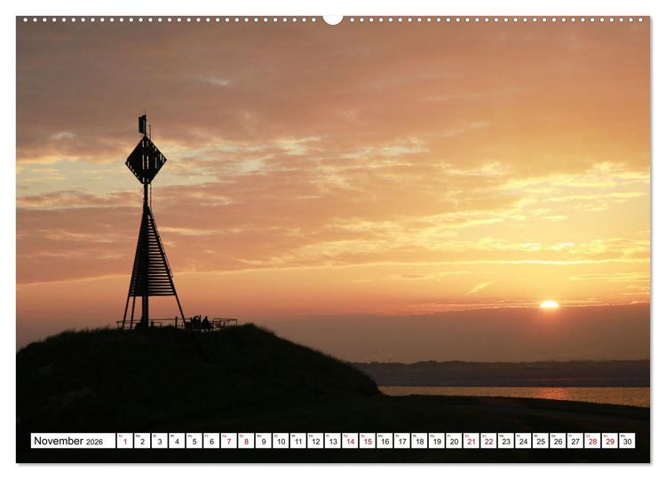 Produktbild: Insel Baltrum, Perle im Ostfriesischen Wattenmeer (hochwertiger Premium Wandkalender 2026 DIN A2 quer), Kunstdruck in Hochglanz