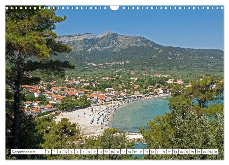 Produktbild: Thassos - Insel im Thrakischen Meer (Wandkalender 2026 DIN A3 quer), CALVENDO Monatskalender