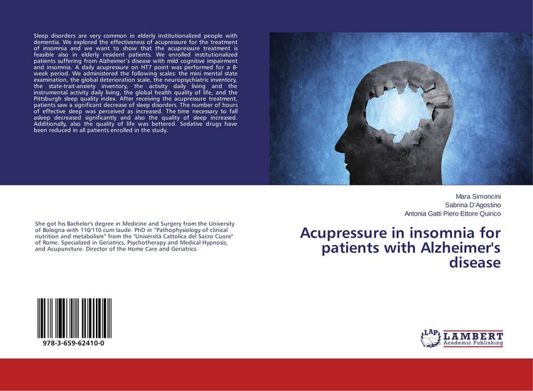 Produktbild: Acupressure in insomnia for patients with Alzheimer's disease