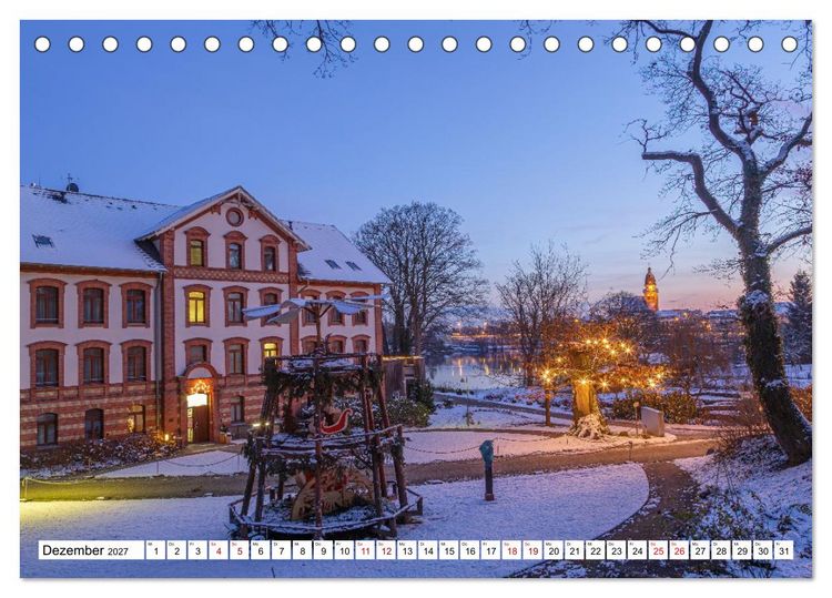Produktbild: Waren M&uuml;ritz, nach Sonnenuntergang (Tischkalender 2027 DIN A5 quer), CALVENDO Monatskalender