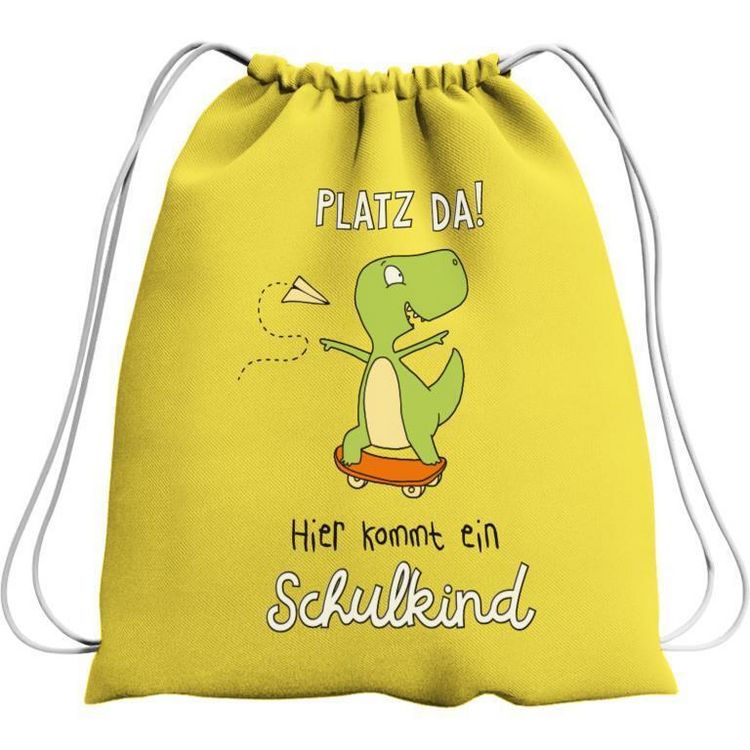 Produktbild: Sportbeutel Dino mit Kordelzug