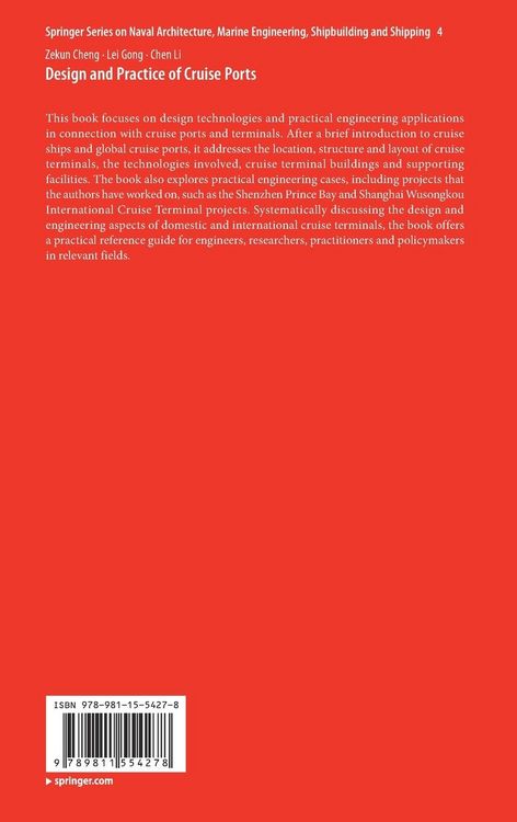 Produktbild: Design and Practice of Cruise Ports
