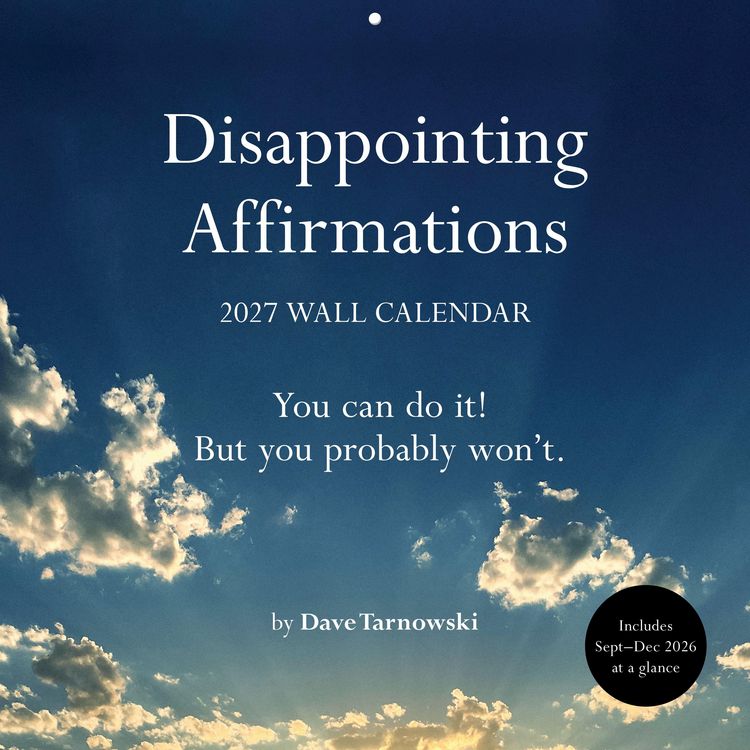 Produktbild: Disappointing Affirmations 2027 Wall Calendar