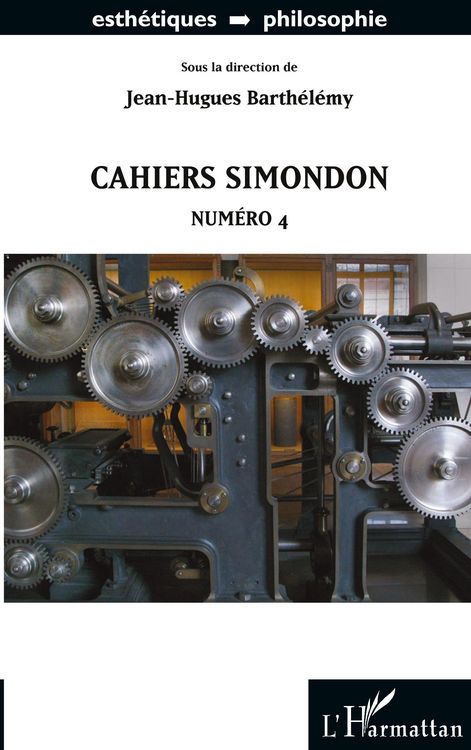 Produktbild: Cahiers Simondon