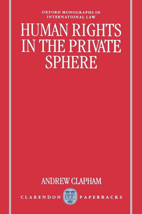 Produktbild: Human Rights in the Private Sphere