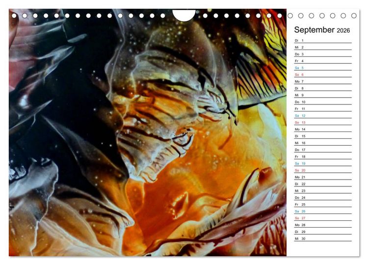 Produktbild: Kalender / Fantastische Encaustic (Wandkalender 2026 DIN A4 quer), CALVENDO Monatskalender