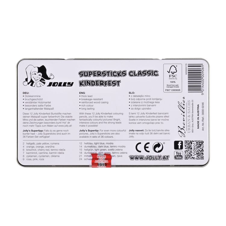 Produktbild: JOLLY Supersticks CLASSIC 12er