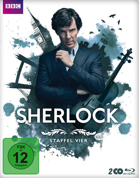 Produktbild: Sherlock - Staffel 4 - Limited Blu-ray-Steelbook-Edition [2 BRs]