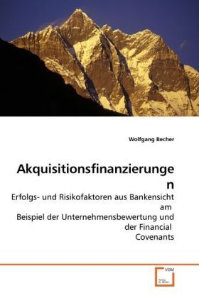 Produktbild: Becher, W: Akquisitionsfinanzierungen