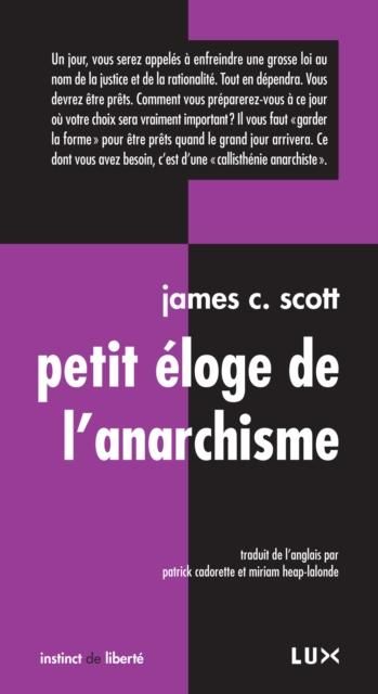 Produktbild: Petit eloge de l'anarchisme