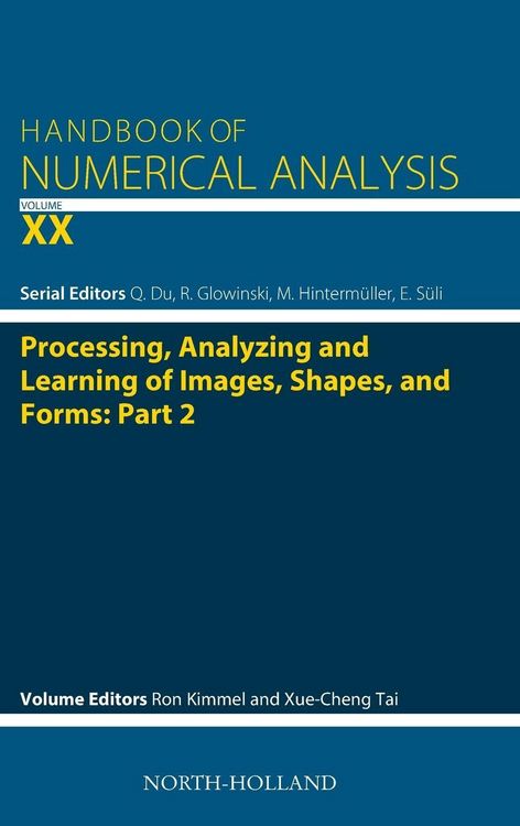 Produktbild: Processing, Analyzing and Learning of Images, Shapes, and Forms