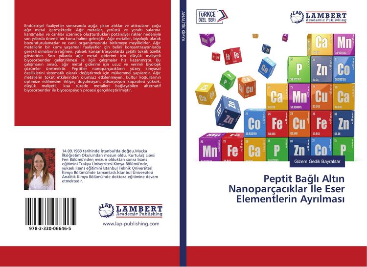 Produktbild: Peptit Ba&iquest;l&iquest; Alt&iquest;n Nanopar&ccedil;ac&iquest;klar &iquest;le Eser Elementlerin Ayr&iquest;lmas&iquest;